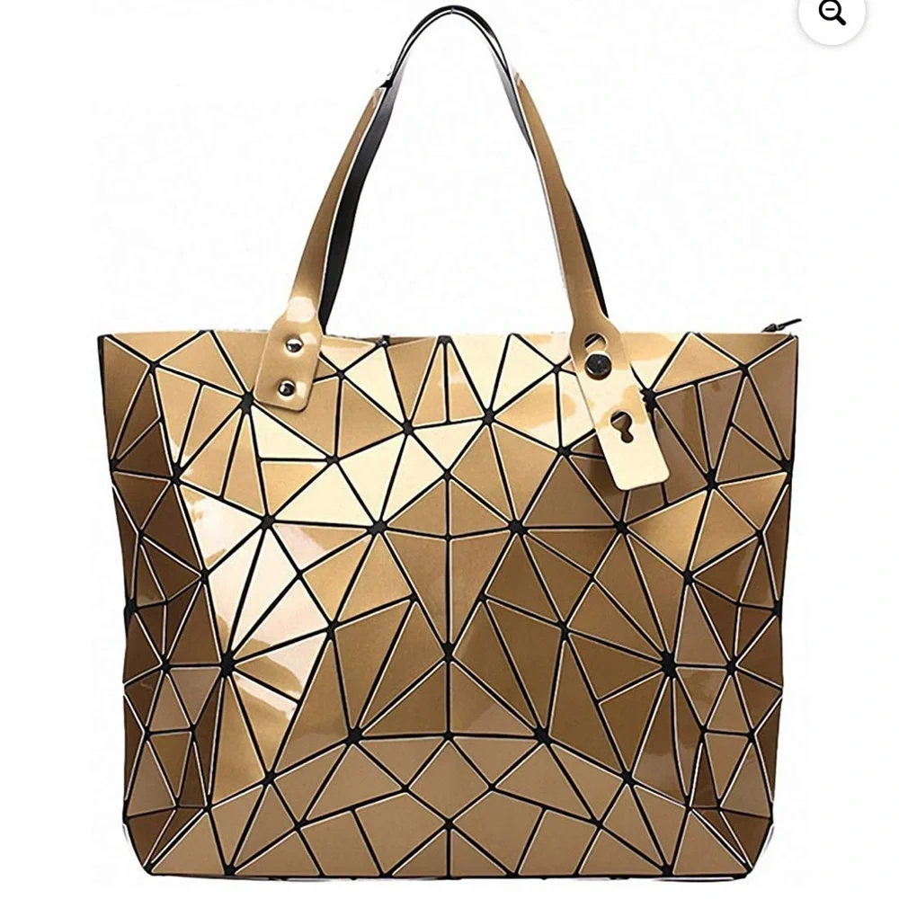 Geometric Gold‎ Tote Bag